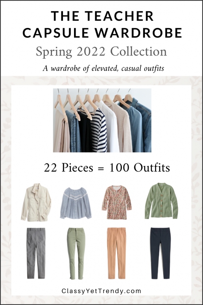 Teacher Capsule Wardrobe Spring 2022 cover